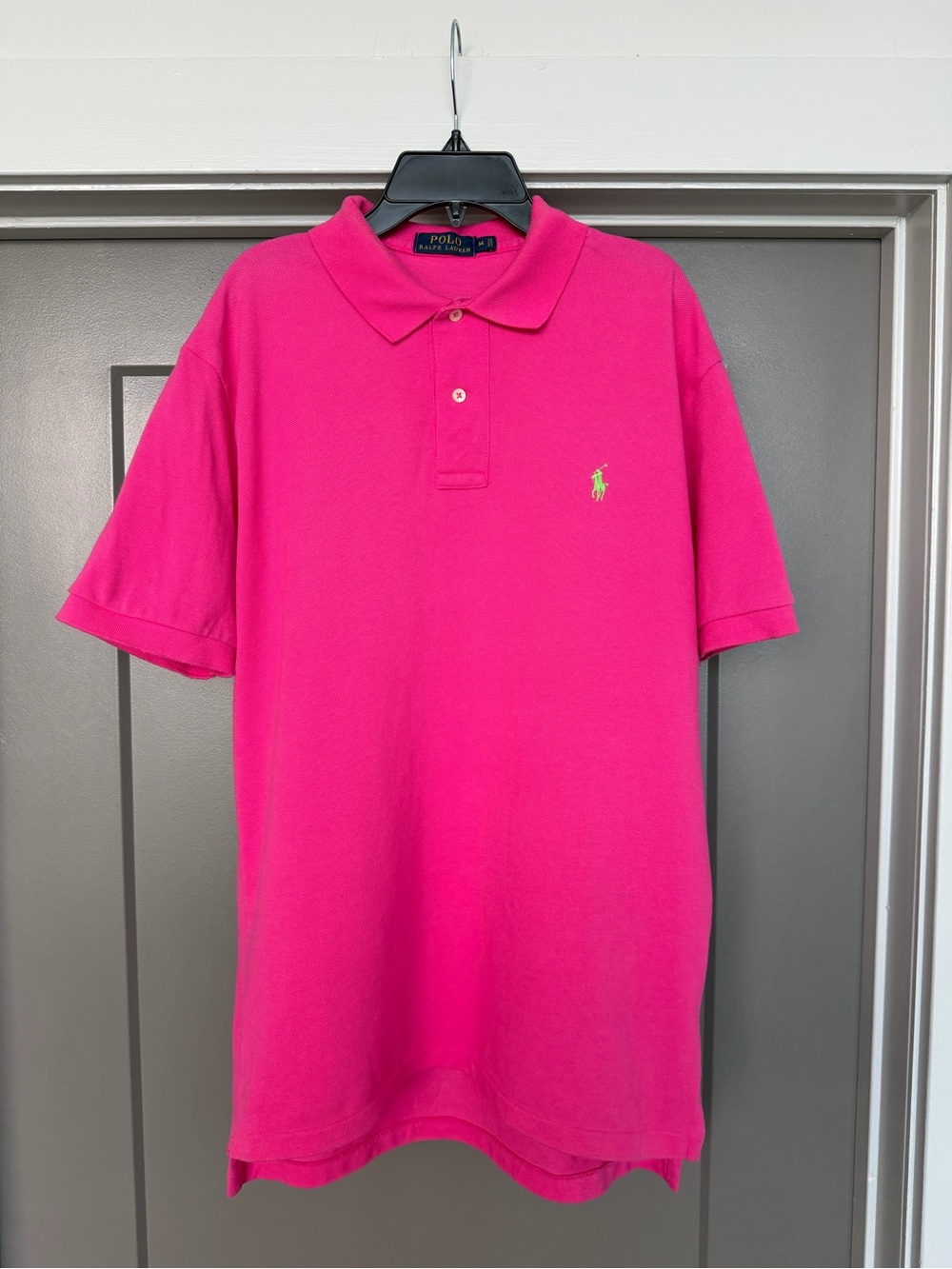 Polo by Ralph Lauren Hot Pink Polo with Lime Pony